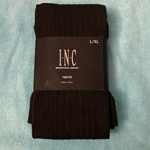 INC International Concepts Black Tights